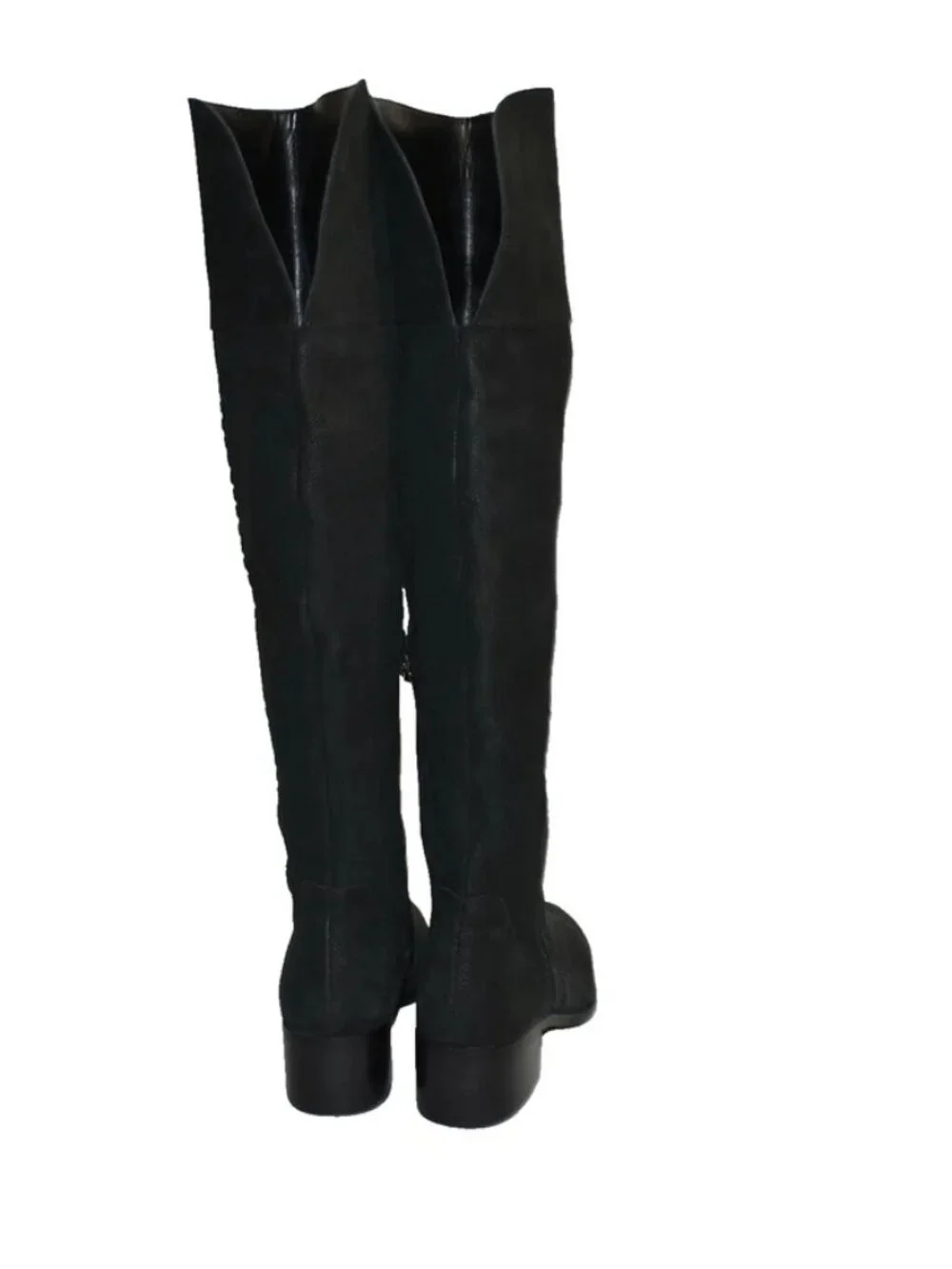 New! Vince Camuto Size 9 Kreston Over The Knee Boot Black Leather OTK DD24